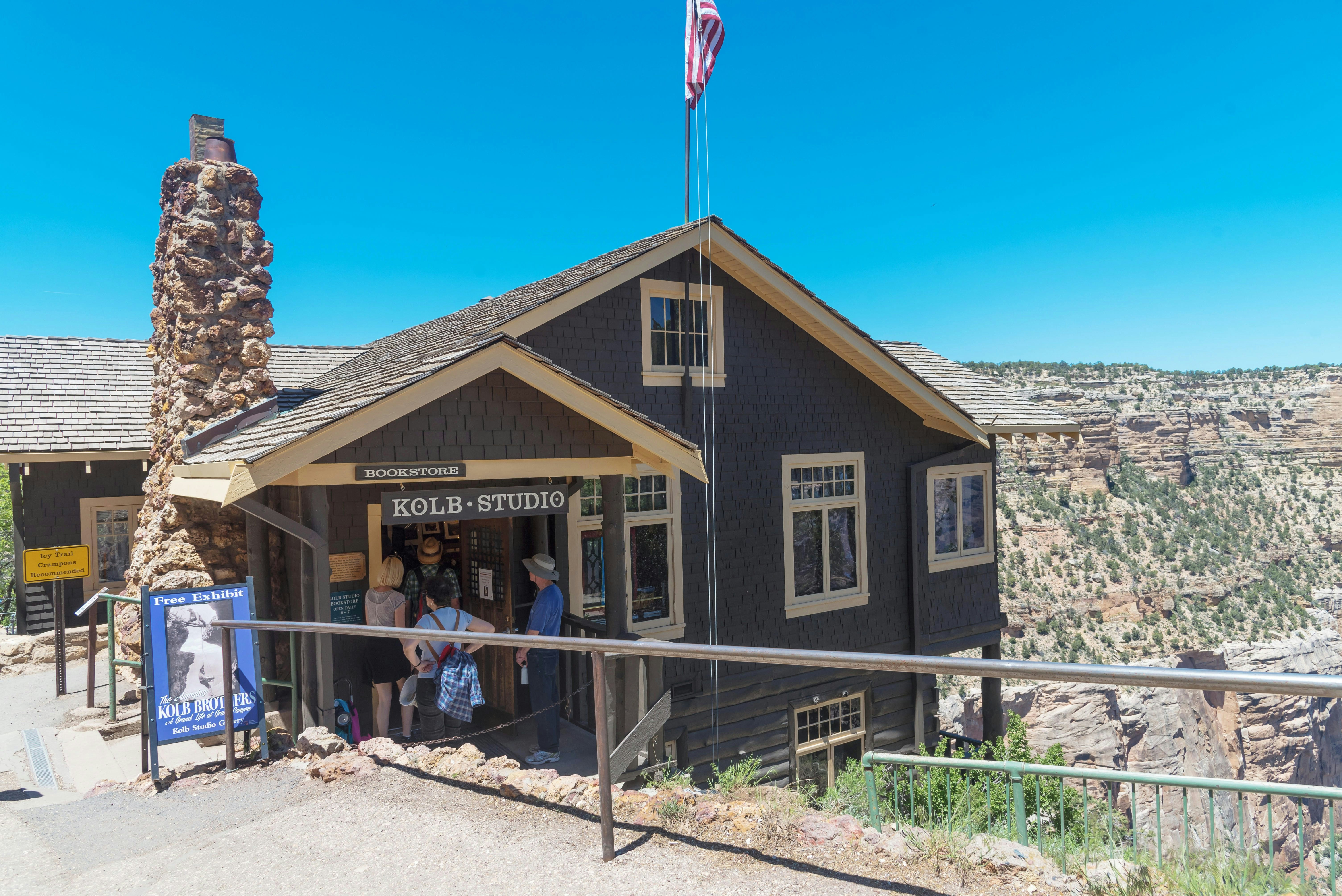 JMJRPH The Kolb Studio, South Rim of the Grand Canyon, Grand Canyon Village, Grand Canyon National Park, Arizona., USA